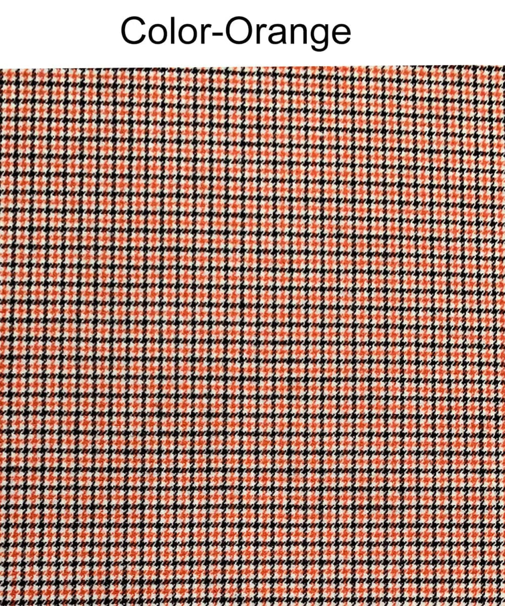 Tiavllya Fashion Men's 3 Pieces Houndstooth Peak Lapel Tuxedos (Blazer+vest+Pants)