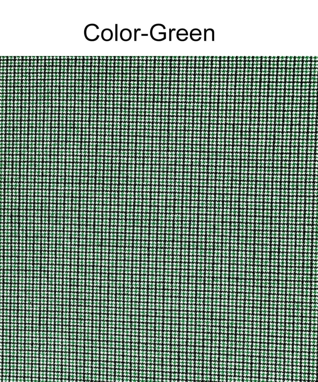 Tiavllya Fashion Men's 3 Pieces Houndstooth Peak Lapel Tuxedos (Blazer+vest+Pants)