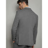 Tiavllya Fashion Men's 3 Pieces Mens Suit Peak Lapel Striped Tuxedos (Blazer+Vest+Pants)