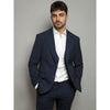 Tiavllya Fashion Men's 3 Pieces Mens Suit Peak Lapel Striped Tuxedos (Blazer+Vest+Pants)