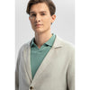 Tiavllya Fashion Men's Beige 2 Pieces Mens Suit Notch Lapel Linen For Wedding (Blazer+Pants)