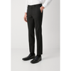 Tiavllya Fashion Men's Black Suits 3 Pieces Notch Lapel Tuxedos (Blazer+Vest+ Pant)