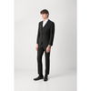 Tiavllya Fashion Men's Black Suits 3 Pieces Notch Lapel Tuxedos (Blazer+Vest+ Pant)