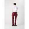 Tiavllya Fashion Men's Burgundy Suits 3 Pieces Notch Lapel Tuxedos (Blazer+Vest+ Pant)