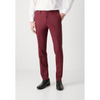 Tiavllya Fashion Men's Burgundy Suits 3 Pieces Notch Lapel Tuxedos (Blazer+Vest+ Pant)