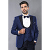 Tiavllya Fashion Men's Double Breasted 3 Pieces Peak Lapel Tuxedos (Blazer+Vest+ Pant)