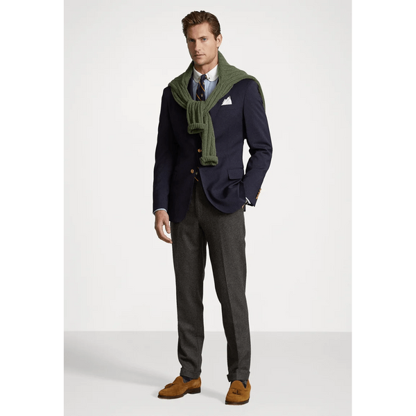 Tiavllya Fashion Men's Slim Fit Notch Lapel Flat Blazer