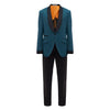 Tiavllya Fashion Men's Suit Flat 2 Pieces Shawl Lapel Tuxedo For Prom (Blazer+Pants)