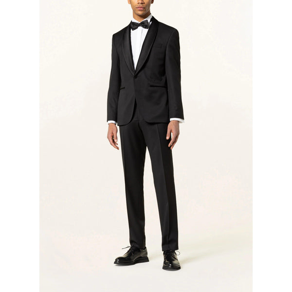 Tiavllya Fashion Men's Suit Flat 2 Pieces Shawl Lapel Tuxedo For Prom (Blazer+Pants)