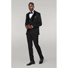 Tiavllya Fashion Men's Suit Flat 3 Pieces Shawl Lapel Tuxedo For Prom (Blazer+vest+Pants)
