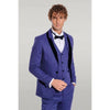 Tiavllya Fashion Men's Suit Flat 3 Pieces Shawl Lapel Tuxedo For Prom (Blazer+vest+Pants)