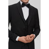 Tiavllya Fashion Men's Suit Flat 3 Pieces Shawl Lapel Tuxedo For Prom (Blazer+vest+Pants)