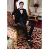 Tiavllya Fashion Men's Suit Flat 3 Pieces Shawl Lapel Tuxedo For Prom (Blazer+vest+Pants)