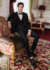 Tiavllya Fashion Men's Suit Flat 3 Pieces Shawl Lapel Tuxedo For Prom (Blazer+vest+Pants)