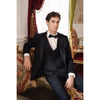 Tiavllya Fashion Men's Suit Flat 3 Pieces Shawl Lapel Tuxedo For Prom (Blazer+vest+Pants)