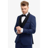 Tiavllya Fashion Men's Suit Flat 3 Pieces Shawl Lapel Tuxedo For Prom (Blazer+vest+Pants)