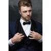 Tiavllya Fashion Men's Suit Flat 3 Pieces Shawl Lapel Tuxedo For Prom (Blazer+vest+Pants)