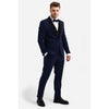 Tiavllya Fashion Men's Suit Flat 3 Pieces Shawl Lapel Tuxedo For Prom (Blazer+vest+Pants)