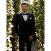 Tiavllya Fashion Men's Suit Flat 3 Pieces Shawl Lapel Tuxedo For Prom (Blazer+vest+Pants)