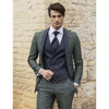 Tiavllya Fashion Men's Suit Flat 3 Pieces Shawl Lapel Tuxedo For Prom (Blazer+vest+Pants)