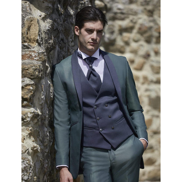 Tiavllya Fashion Men's Suit Flat 3 Pieces Shawl Lapel Tuxedo For Prom (Blazer+vest+Pants)
