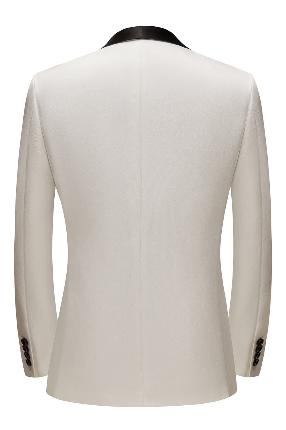 Tiavllya Fashion Men's Suit Flat 3 Pieces Shawl Lapel Tuxedo For Prom (Blazer+vest+Pants)