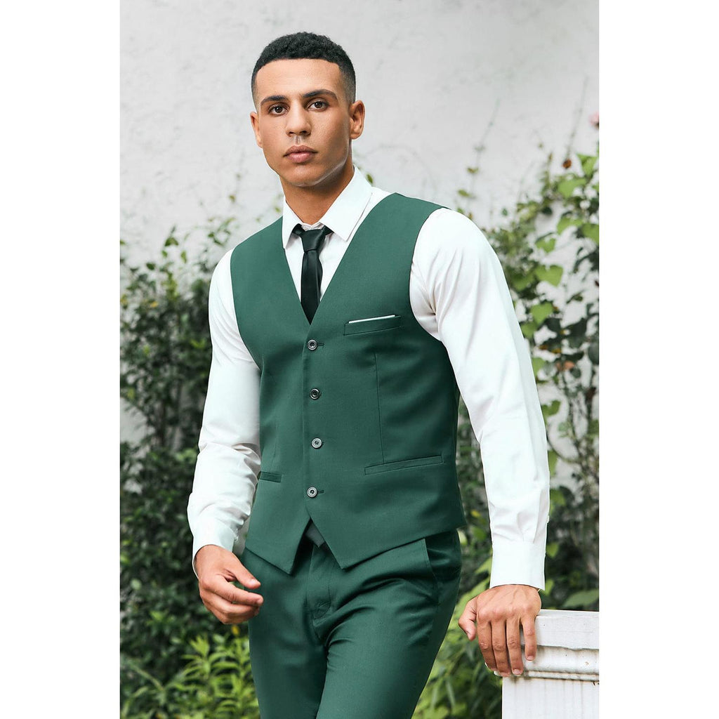 Tiavllya Formal Hunt Green 3 piece prom suit For Men Tiavllya Formal Hunt Green 3 piece prom suit For Men