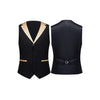 Tiavllya Fashion Men's Suit Flat 3 Pieces Shawl Lapel Tuxedo For Prom (Blazer+vest+Pants)