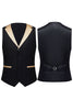 Tiavllya Fashion Men's Suit Flat 3 Pieces Shawl Lapel Tuxedo For Prom (Blazer+vest+Pants)