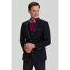 Tiavllya Fashion Men's Suit Flat 3 Pieces Shawl Lapel Tuxedo For Prom (Blazer+vest+Pants)