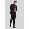 Tiavllya Fashion Men's Suit Flat 3 Pieces Shawl Lapel Tuxedo For Prom (Blazer+vest+Pants)