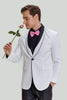 Tiavllya Fashion Men's Suit Flat 3 Pieces Shawl Lapel Tuxedo For Prom (Blazer+vest+Pants)