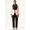 Tiavllya Fashion Men's Suit Flat 3 Pieces Shawl Lapel Tuxedo For Prom (Blazer+vest+Pants)