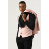 Tiavllya Fashion Men's Suit Flat 3 Pieces Shawl Lapel Tuxedo For Prom (Blazer+vest+Pants)