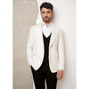 Tiavllya Fashion Men's Suit Flat 3 Pieces Shawl Lapel Tuxedo For Prom (Blazer+vest+Pants)