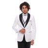 Tiavllya Fashion Men's Suit Flat 3 Pieces Shawl Lapel Tuxedo For Prom (Blazer+vest+Pants)