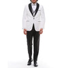 Tiavllya Fashion Men's Suit Flat 3 Pieces Shawl Lapel Tuxedo For Prom (Blazer+vest+Pants)