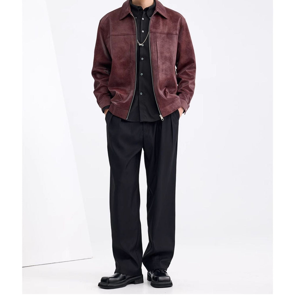 Tiavllya Fashion Men's Suit Pants Regular Fit Trousers