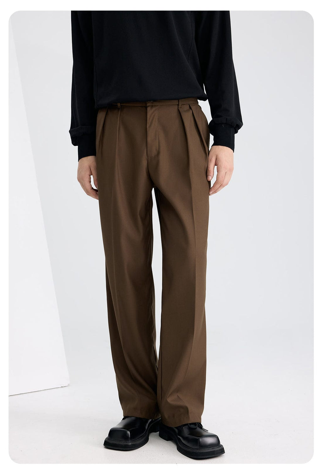 Tiavllya Fashion Men's Suit Pants Regular Fit Trousers