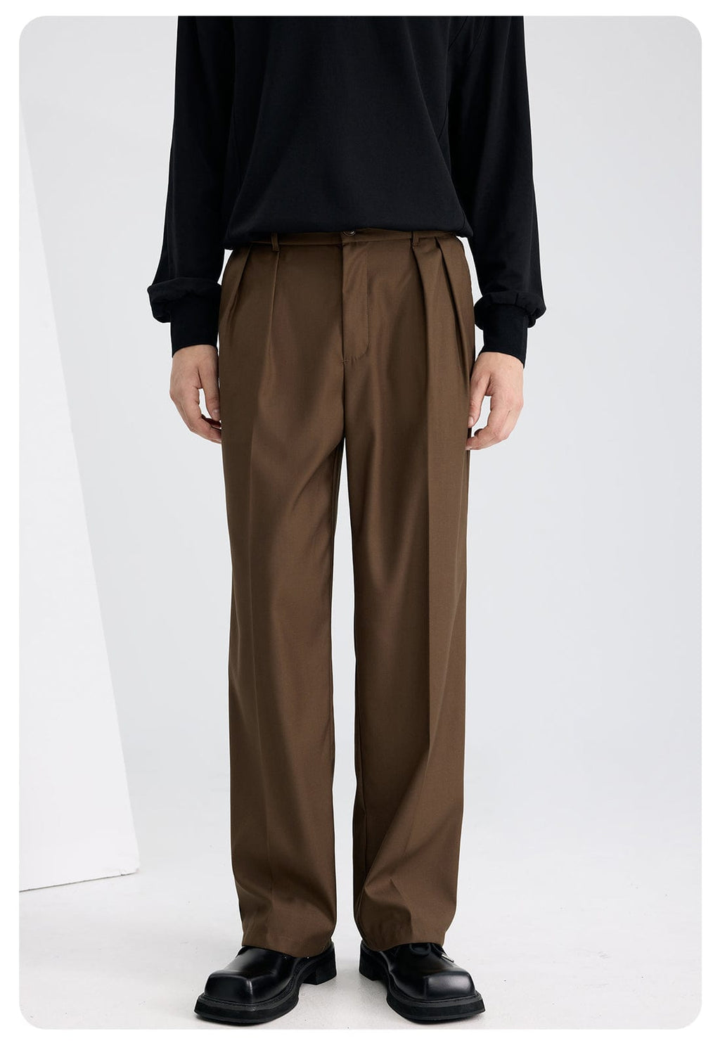 Tiavllya Fashion Men's Suit Pants Regular Fit Trousers