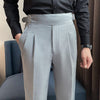 Tiavllya Fashion Men's Suit Pants Regular Fit Trousers