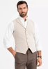 Tiavllya Fashion Men's Suit Vest Regular Fit Notch Lapel Waistcoat Wedding