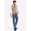Tiavllya Fashion Men's Suit Vest Regular Fit Notch Lapel Waistcoat Wedding