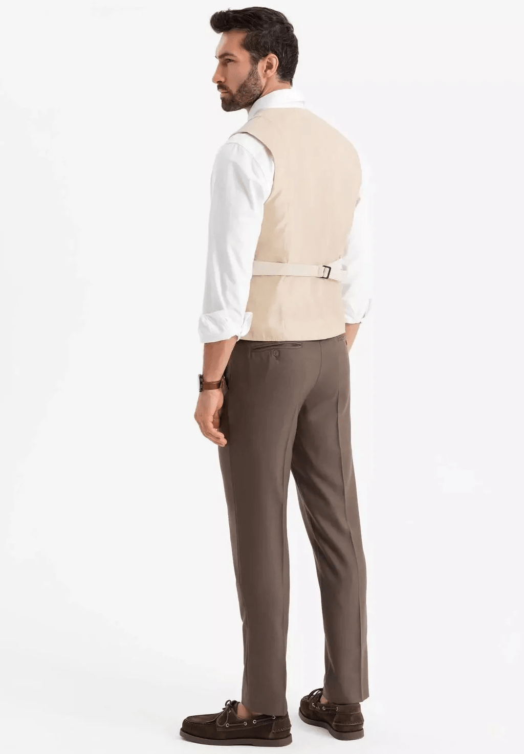 Tiavllya Fashion Men's Suit Vest Regular Fit Notch Lapel Waistcoat Wedding