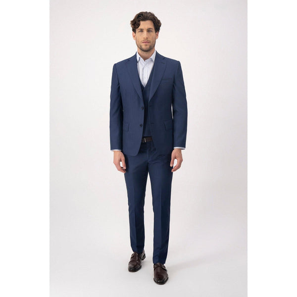 Tiavllya Fashion Men's Suits 3 Pieces Notch Lapel Tuxedos (Blazer+Vest+ Pant)