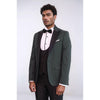 Tiavllya Fashion Men's Suits 3 Pieces Peak Lapel Tuxedos (Blazer+Vest+ Pant)
