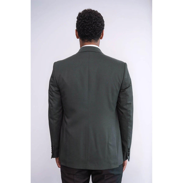 Tiavllya Fashion Men's Suits 3 Pieces Peak Lapel Tuxedos (Blazer+Vest+ Pant)
