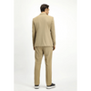 Tiavllya Fashion Mens 2 Pieces Suit Flat Champagne Tuxedos For Wedding (Blazer+Pants)