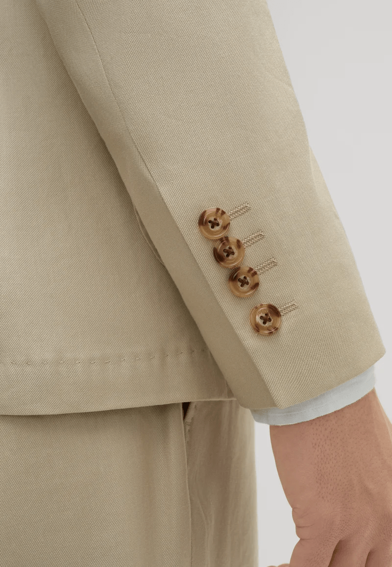 Tiavllya Fashion Mens 2 Pieces Suit Flat Double Breasted Tuxedos For Wedding (Blazer+Pants)