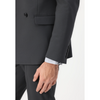 Tiavllya Fashion Mens 2 Pieces Suit Flat Double Breasted Tuxedos For Wedding (Blazer+Pants)